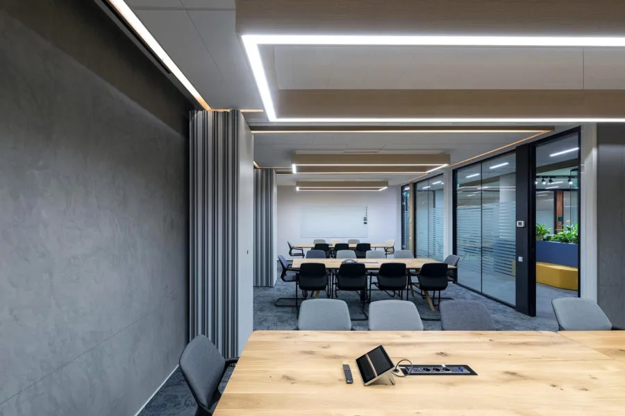 Création de 3 salles de réunion modulables